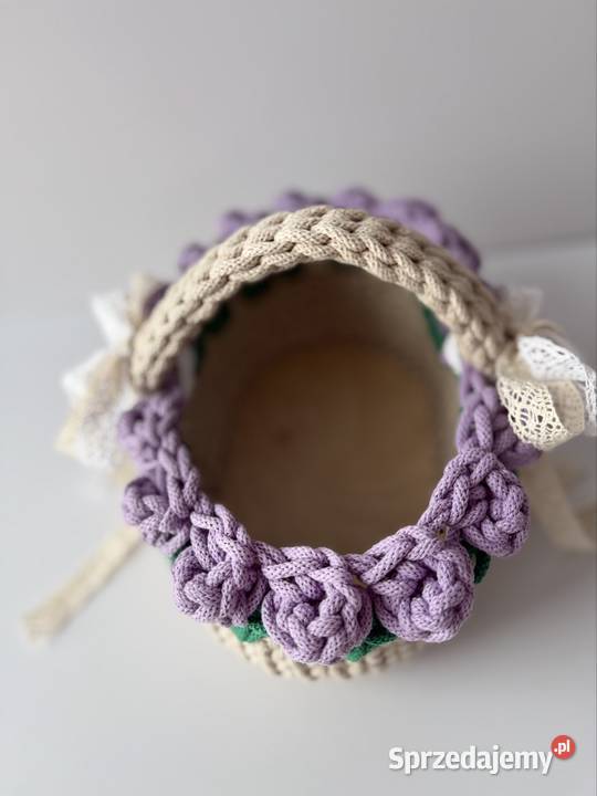 Koszyczek wielkanocny z tulipanami Łódź