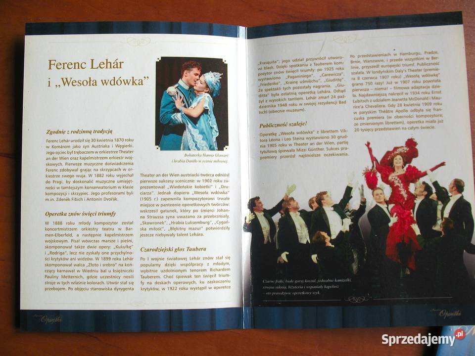 Wesoła wdówka Ferenc Lehar CD Siedlce sprzedam