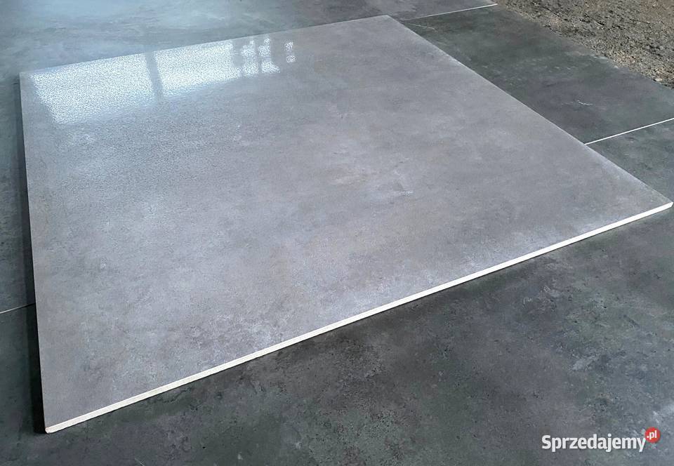 Gres betonopodobny grafit 80x80 duży rozmiar Łask sprzedam