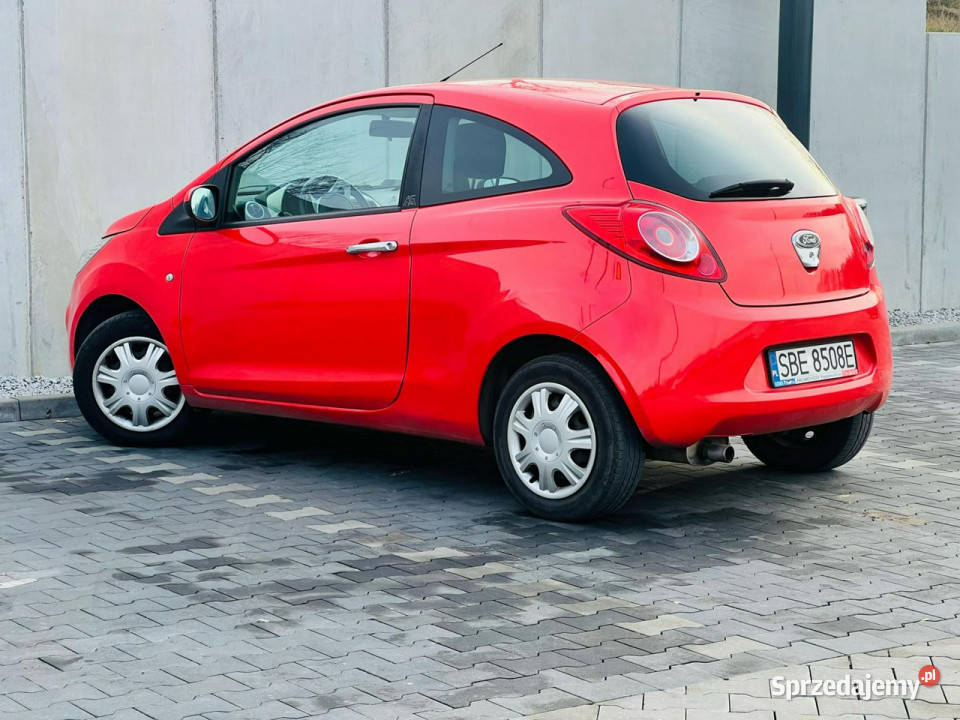 Ford KA 12 benz klima Gwarancja II 2008 czerwony Mikołów sprzedam