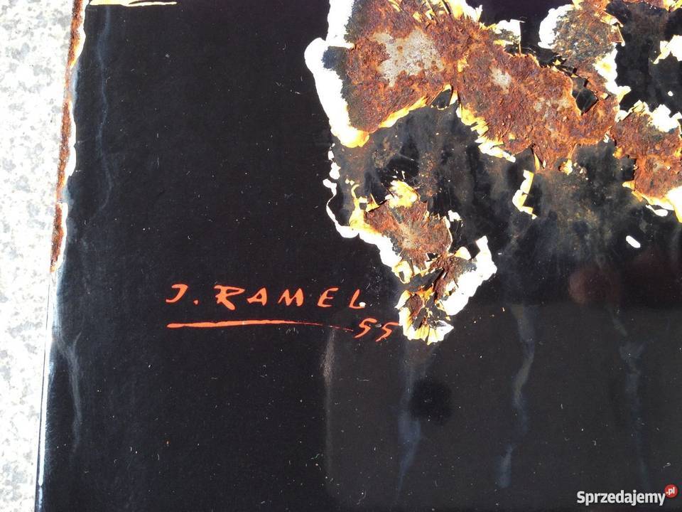 Stary Emailschild Grand Prix Monaco 1955 Wałbrzych