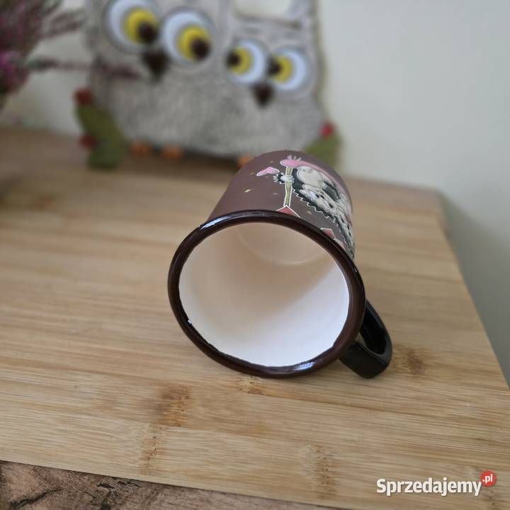 Uroczy kubek ceramiczny z jeżykami 300 ml Bydgoszcz sprzedam
