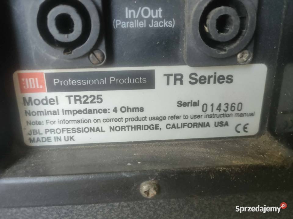 Głosniki JBL profesional Model TR225 Opole