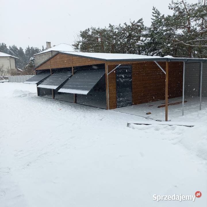 Garaż z wiatą 12x6 9x6 plus 3m wiata otwarta Pruszków sprzedam