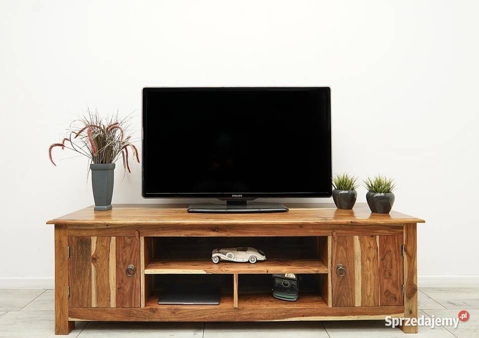 Stylowa komoda z litego drewna palisander Jerka