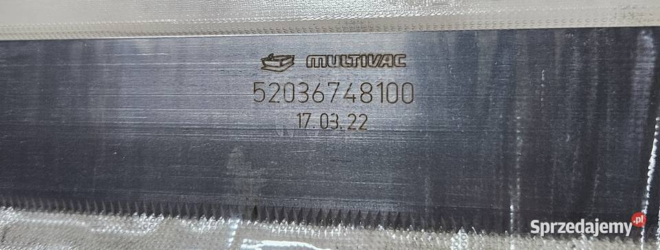 Nóż zębaty poprzeczny MULTIVAC 385x40 sprzedam