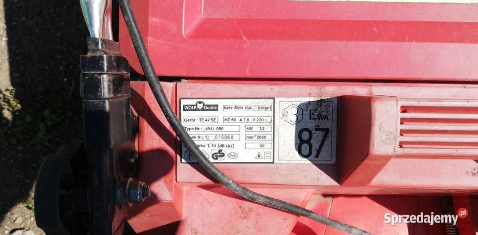 Kosiarka elektryczna WOLF GERATE 42SE 13KW 40