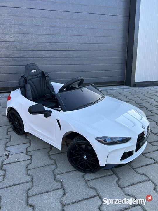 Auto Na Akumulator BMW M4 2X45 WATT Akumulator 12V 7Ah Skóra Pilot