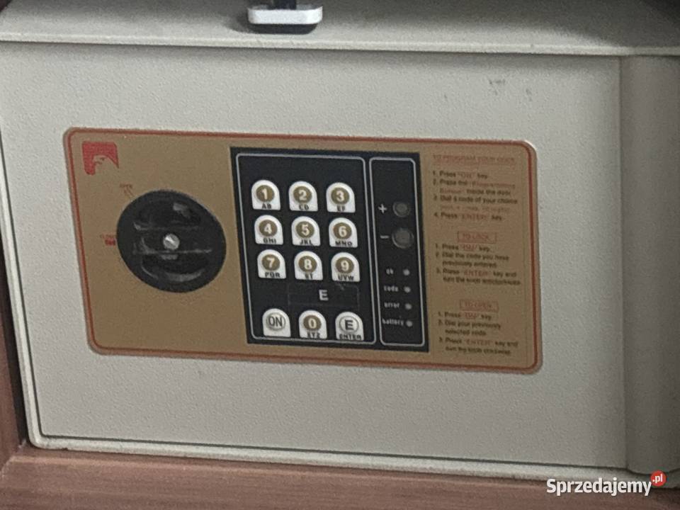 Sejf hotelowy na baterie Pozostałe Koszalin