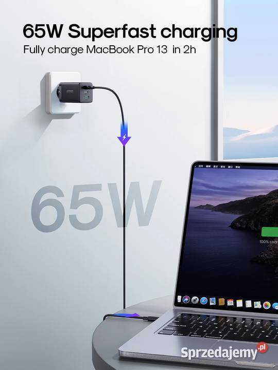 Szybka ładowarka sieciowa USB 2 x typ C USBC QC śląskie Siemianowice Śląskie sprzedam
