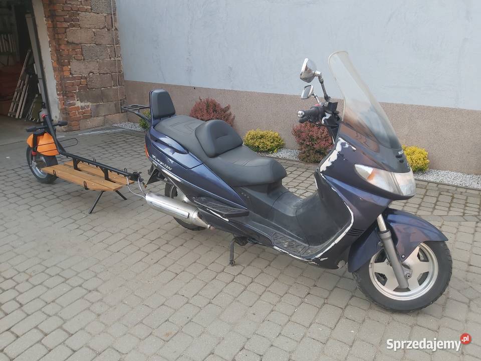 Suzuki Burgman 400 przyczepka Motocykle, skutery, quady Tarnowskie Góry
