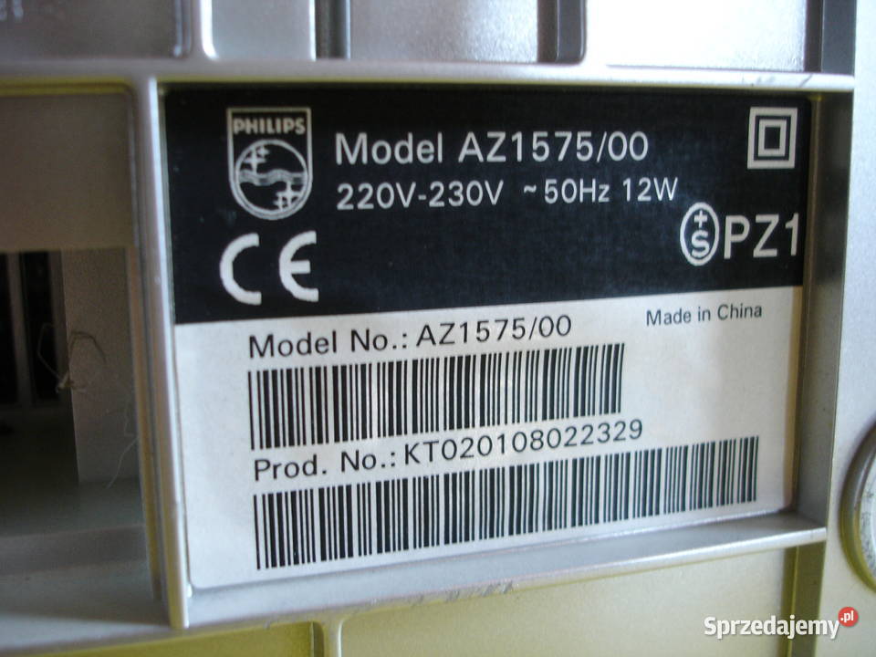 Radiomagnetofon z CD PHILIPS AZ1575 sprzedam
