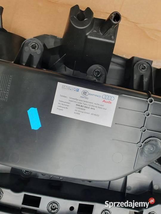 Tapicerka boczek prawy tył tylny Audi A5 8W