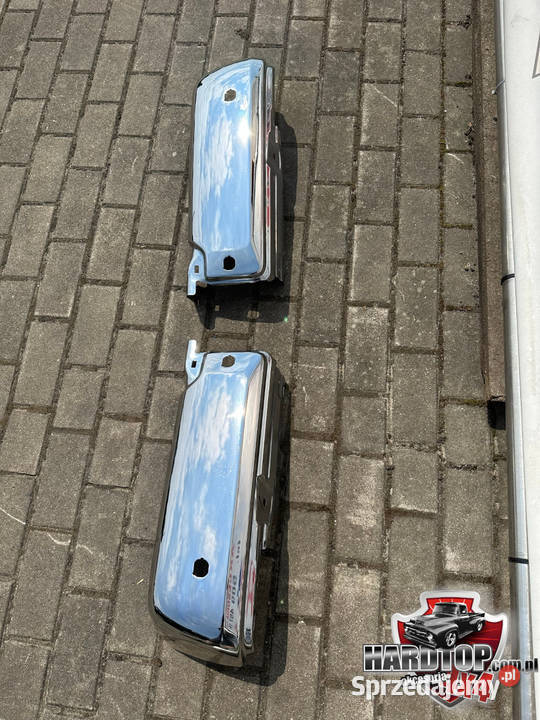 Nakładki Chromowane Chrom Mercedes X Zderzak Tył Pasłęk