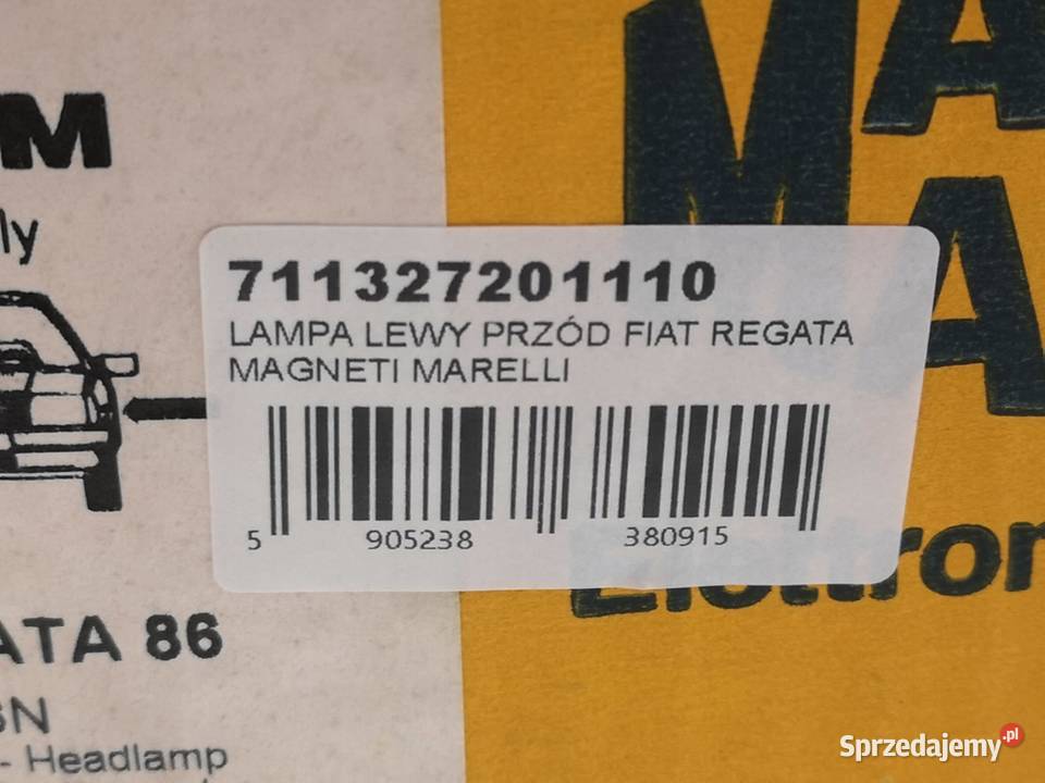 LAMPA MIGACZ LEWY PRZÓD FIAT REGATA 19831995 osobowe sprzedam