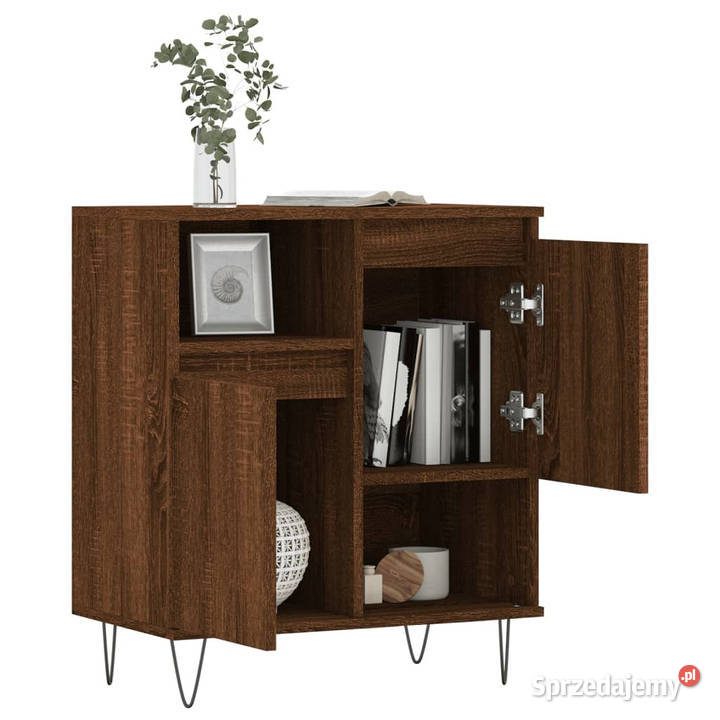 Komoda brązowy dąb 60x35x70 materiał Warszawa sprzedam