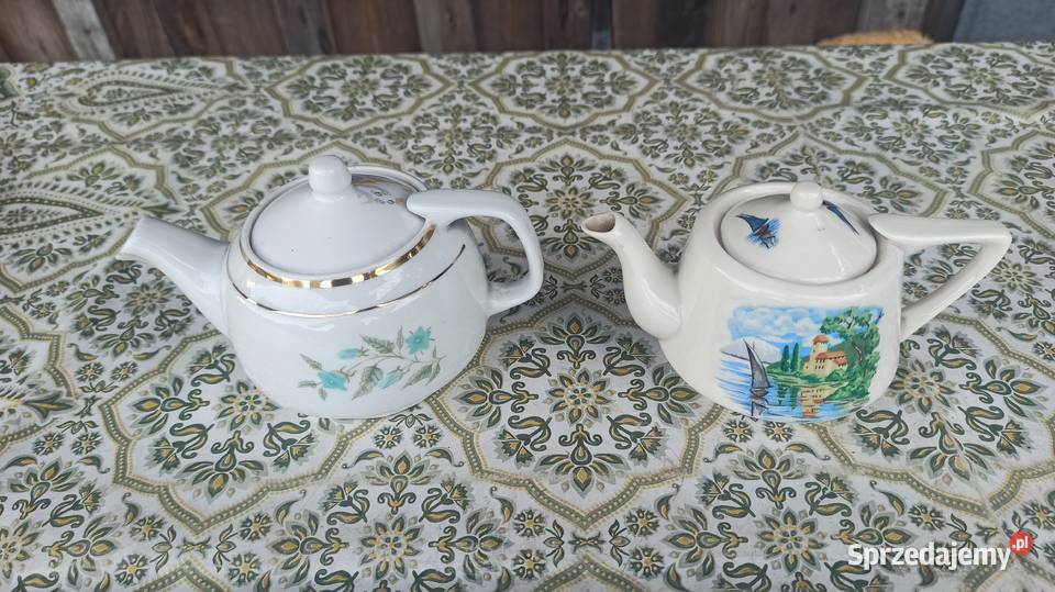 Ozdobne ceramiczne czajniczki Wieluń sprzedam