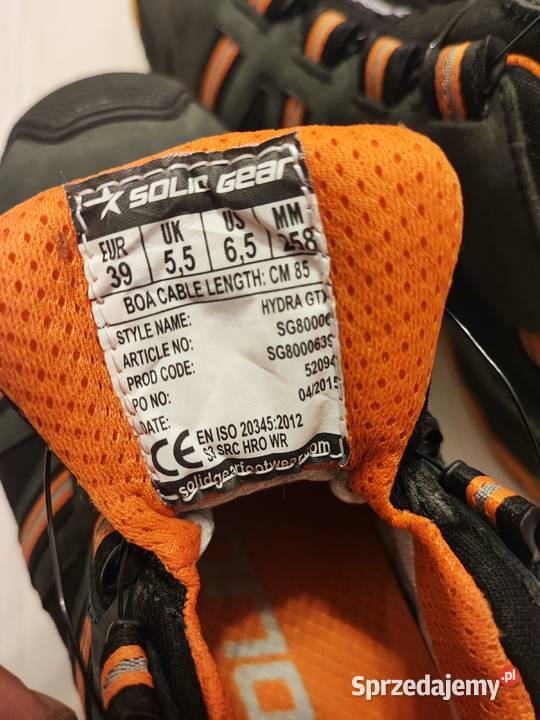 Buty robocze Solid Gear Hydra GTX S3 wodoodporne Brzozów