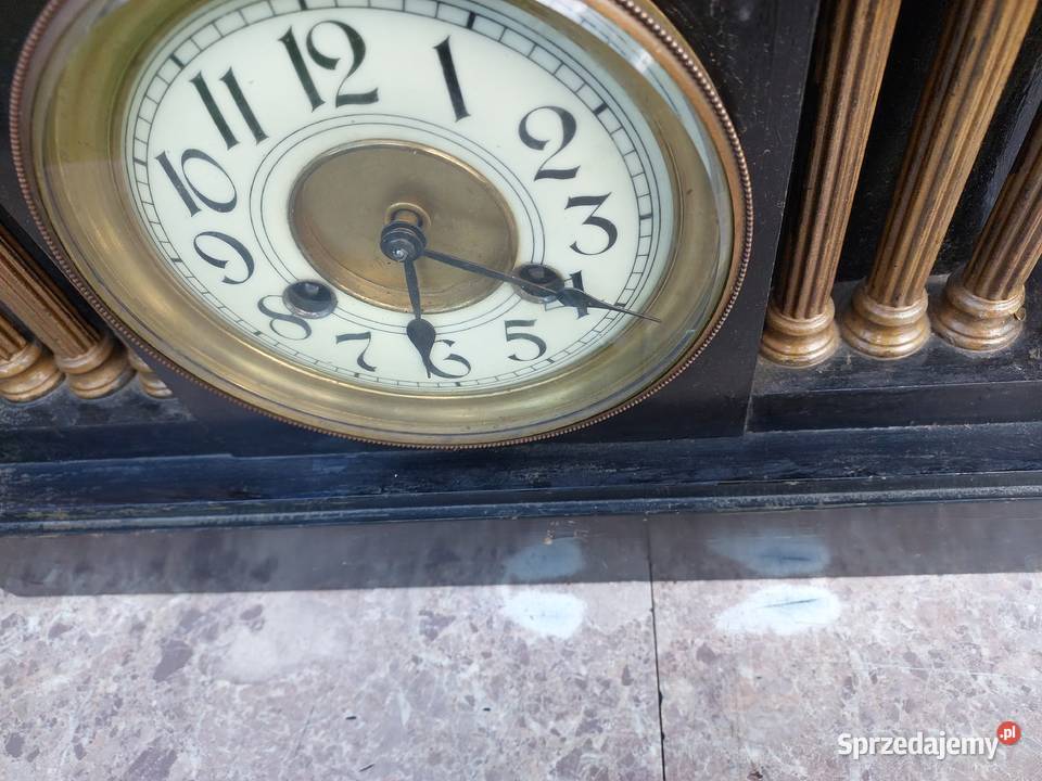 244 Stary zegar kominkowy Junghans 1912r Tczew