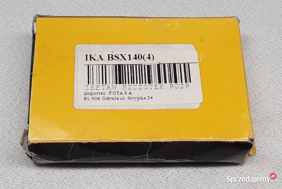 SZCZOTKI ROZRUSZNIKA BSX140 7x16x15 mm dolnośląskie Mielęcin sprzedam