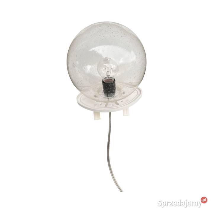 Lampa Space Age z kulistym kloszem bubble glass Warszawa