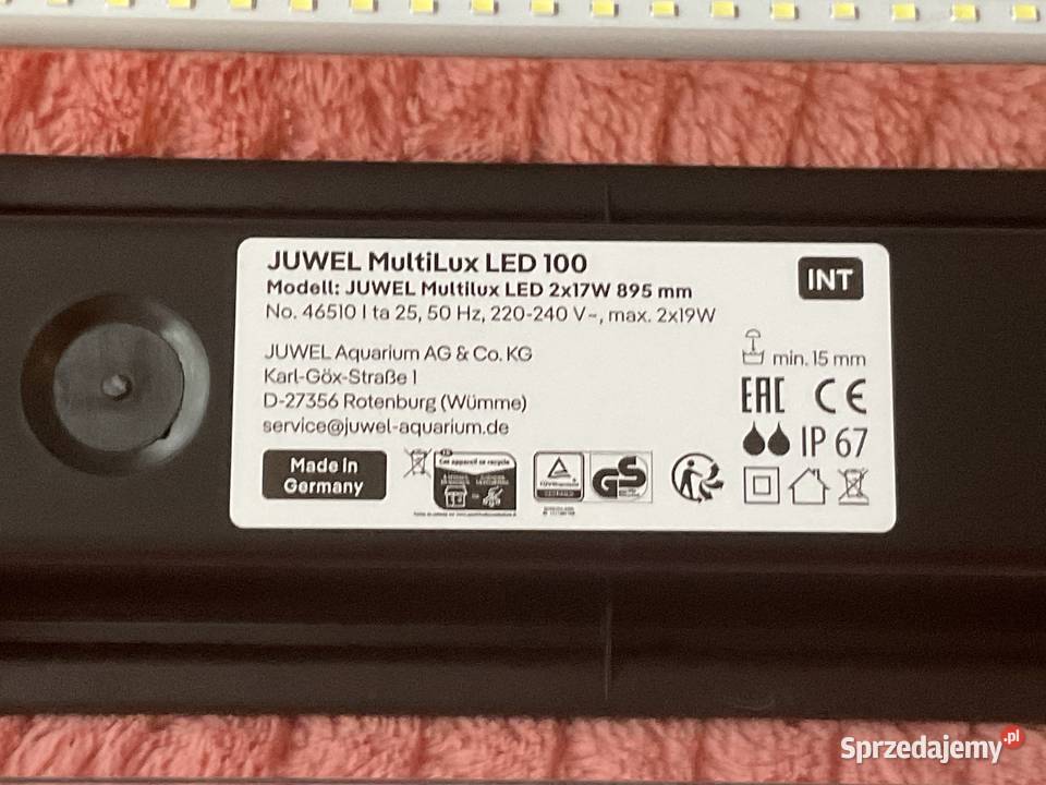 Belka oświetleniowa Juwel MultiLux LED 100 Sosnowiec