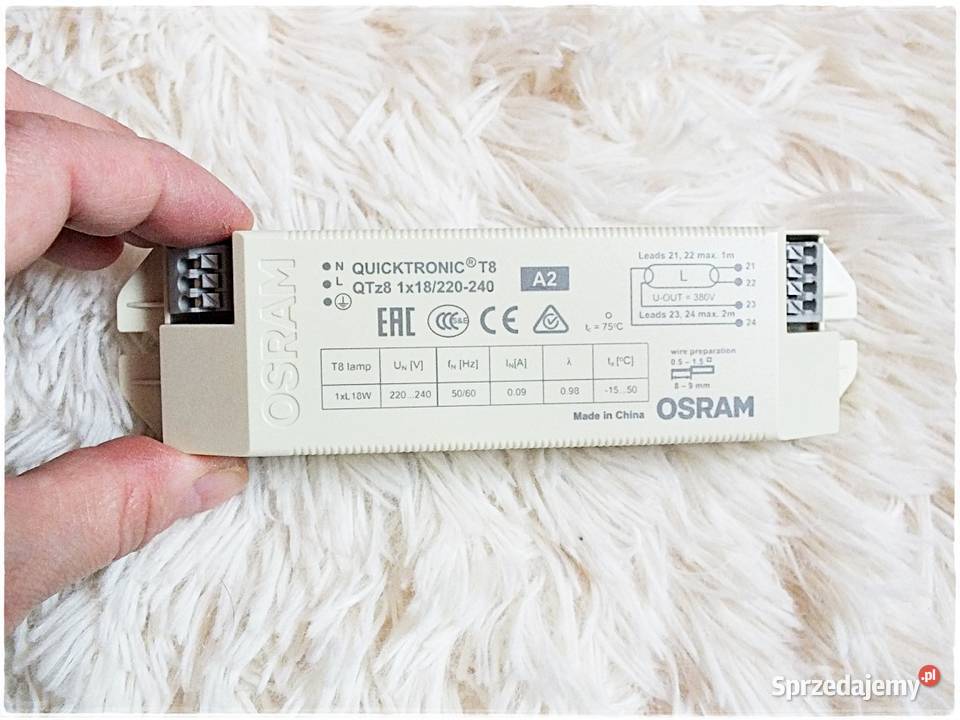 Osram Statecznik elektroniczny T8 1x18W do Żary sprzedam