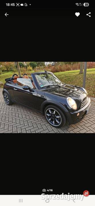 Mini Cooper Cabrio Cooper Szczytno sprzedam