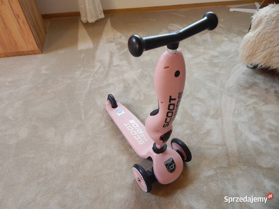 SCOOT AND RIDE Trójkołowy jeździk i hulajnoga w