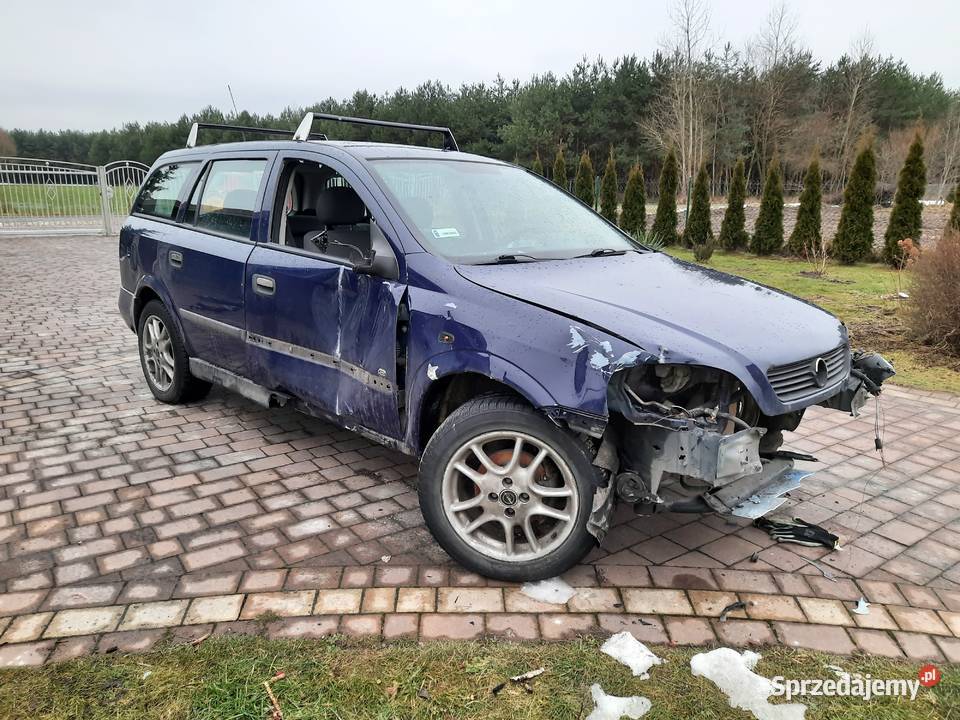 opel astra G kombi 20017 r z gazem uszkodzony uszkodzony Zelów