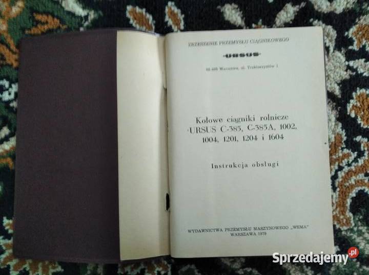 Instrukcja Ursus C385 C385A 1002 1004 1201 1204 Lublin