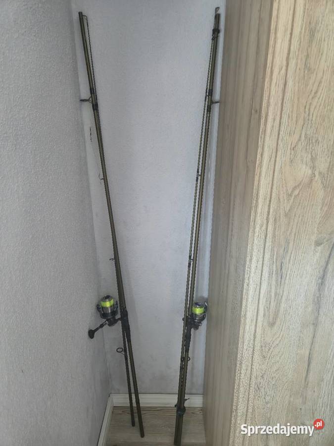 2x Wędka karpiowa Caperlan Xtrem 1 3x Kołowrotek Wędkarstwo Radom