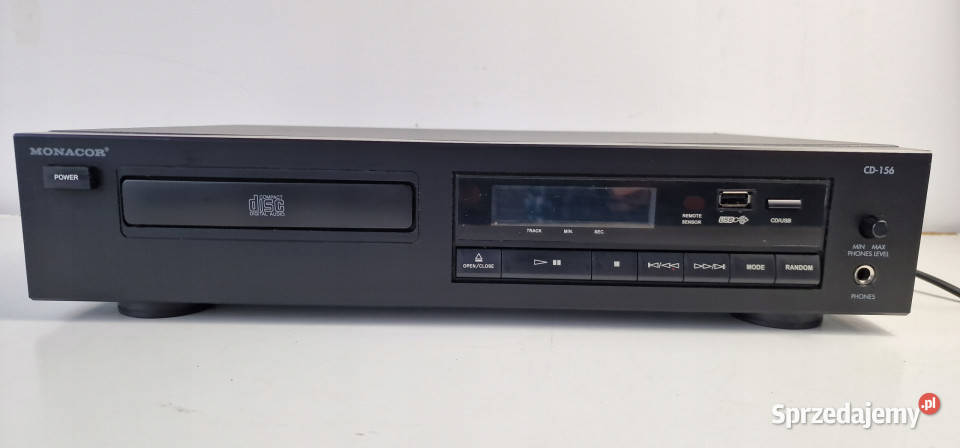 Monacor odtwarzacz kompaktowy CD156 CD 156 USB Międzychód