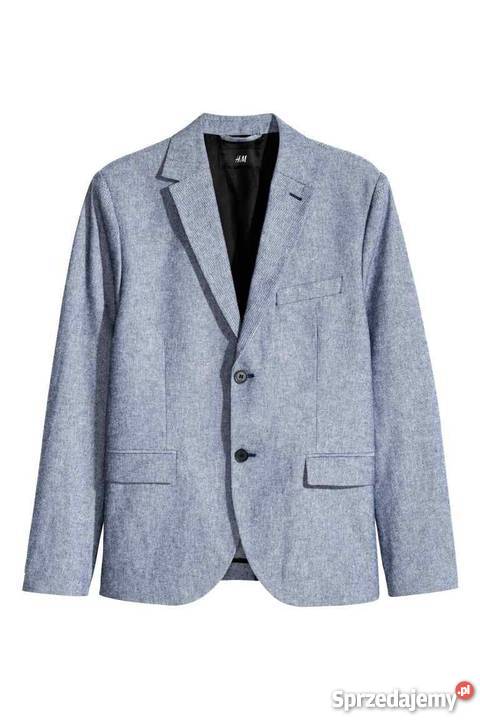 Marynarka HM SLIM FIT 2016 ŁATY CASUAL r50 sprzedam