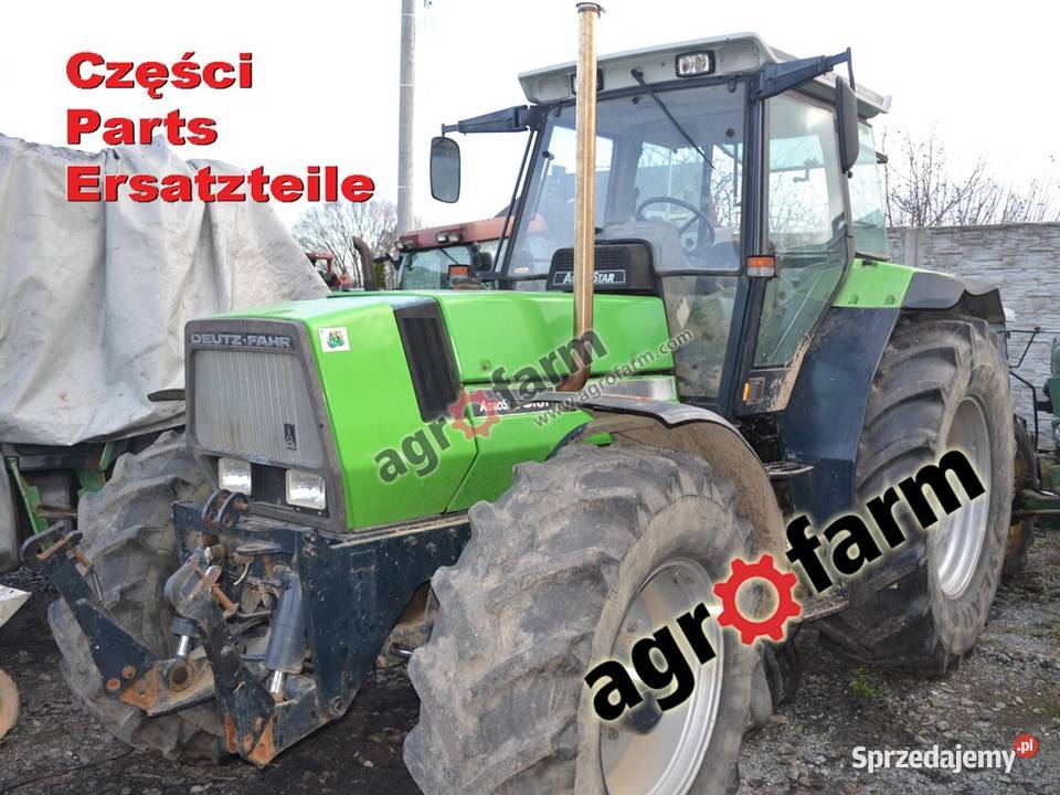 Deutz Agrostar 661 części skrzynia biegów oś Pozostałe Byków