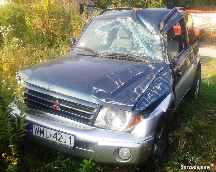 Mitsubishi Pajero Pinin uszkodzony super tanio kupiony w Polsce Marki