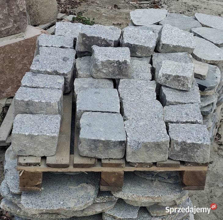 Krostka rzędowa szara łupnieta na pół Pozostałe Dom i Ogród Prokowo