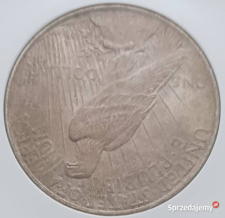 1 Dolar USA 1923 rLiberty Peace GCN MS 62 Konin