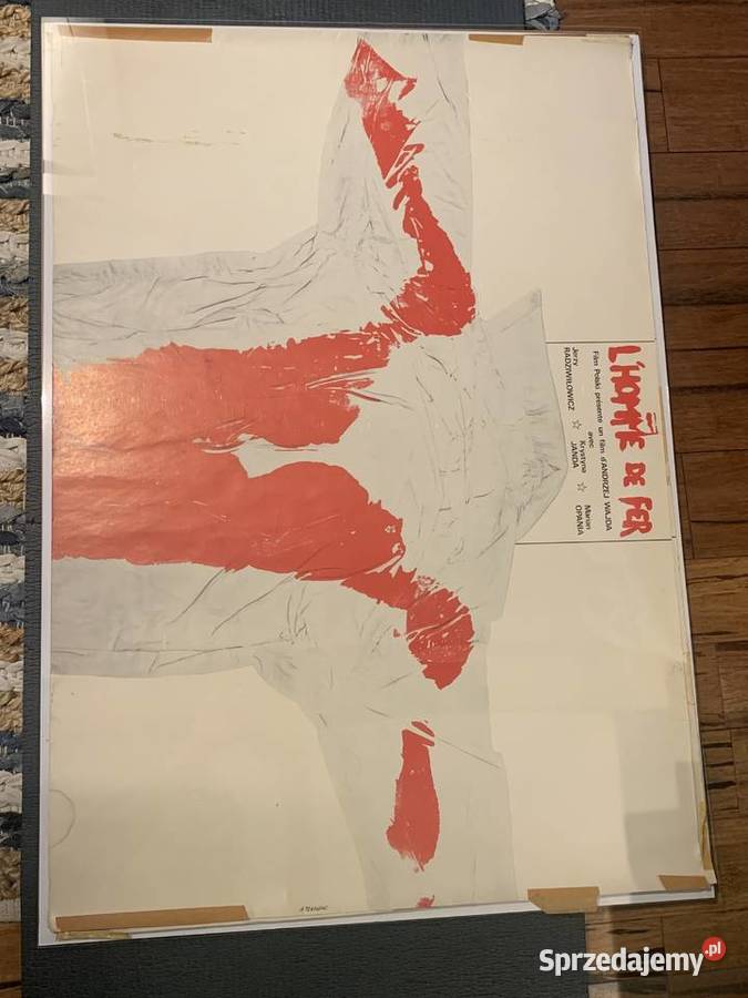 Człowiek z żelaza 2 oryginalne plakaty Warszawa