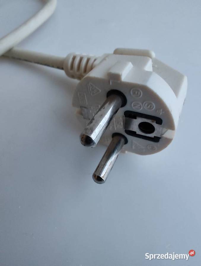 Kabel biały z wtyczką hermetyczną 3 x 075 mm2 Olecko