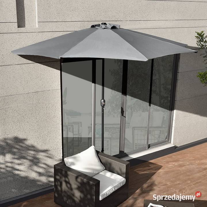 Parasol ogrodowy półparasol ścienny na taras 27 opolskie Smogorzów