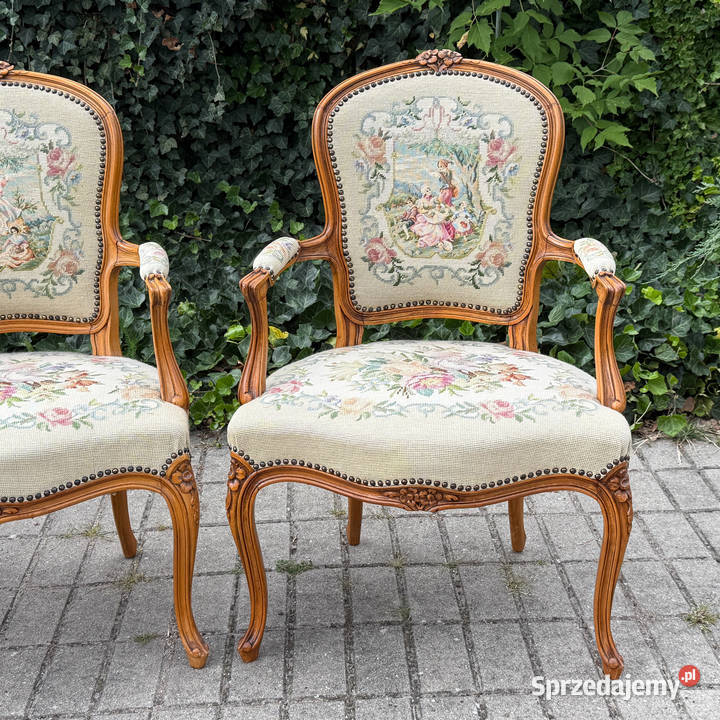 ARTexpert Para pałacowych foteli fotel fotele Dobrzany