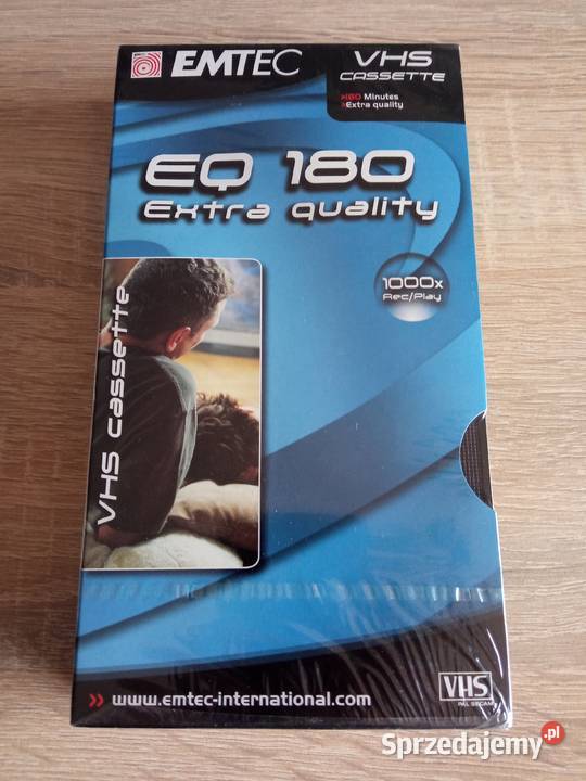 EMTEC EQ 180 nowa kaseta VHS