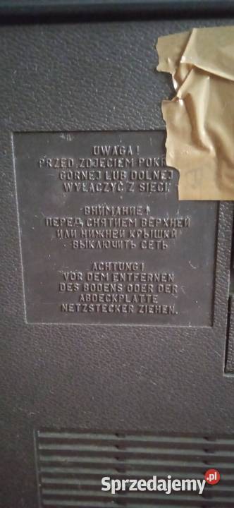 Magnetofon szpulowy uszkodzony Świdnica sprzedam