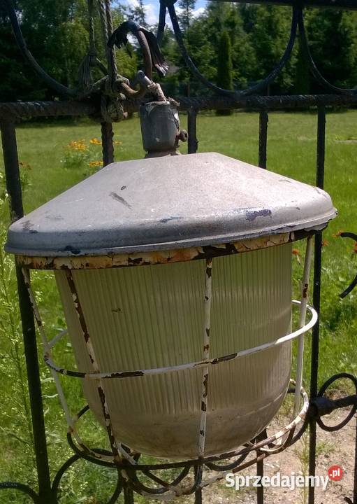 Lampa fabryczna Elektrim Wilkasy Loft vintage inny kolor Warszawa