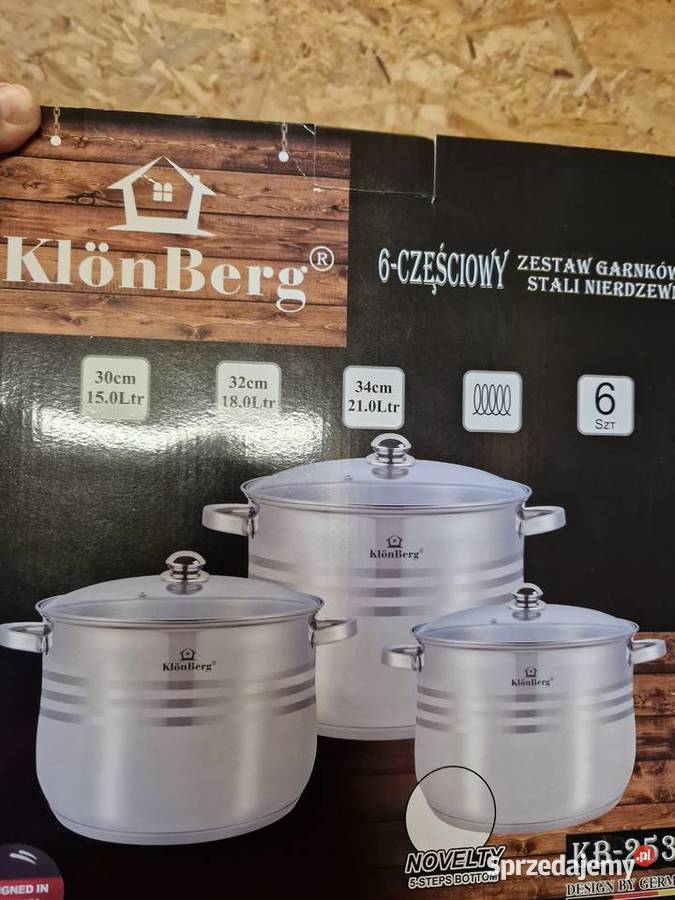 3 GARNKÓW GASTRONOMICZNYCH KLONBERG 151821 L Głogowa