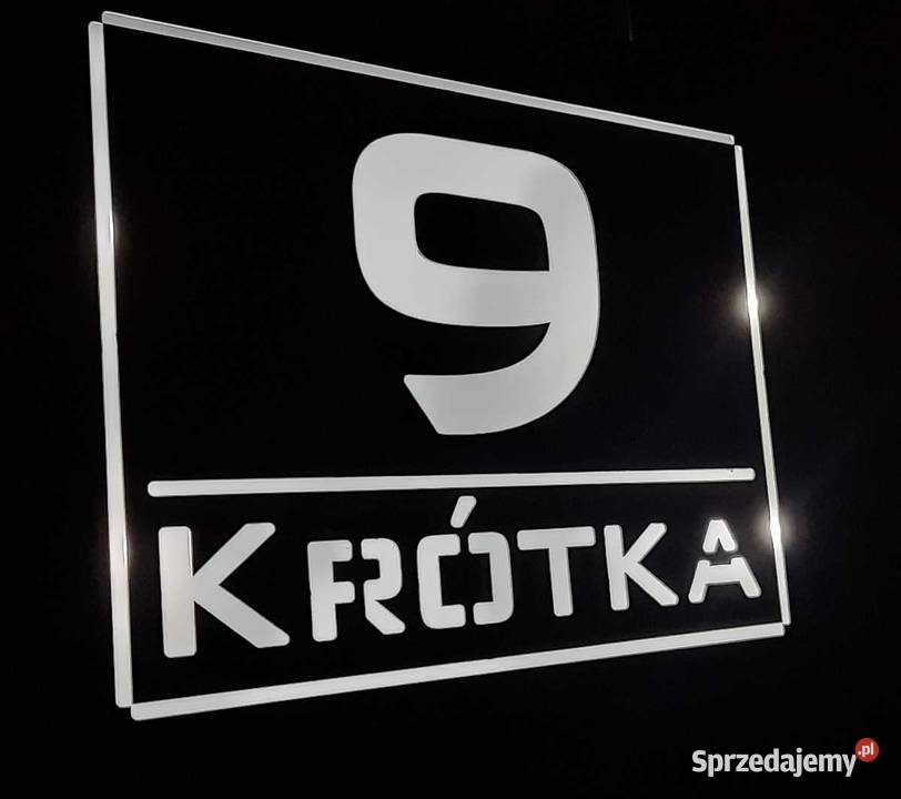 Numer Na Dom Skrzynka Na Listy Podświetlana Sułkowice sprzedam