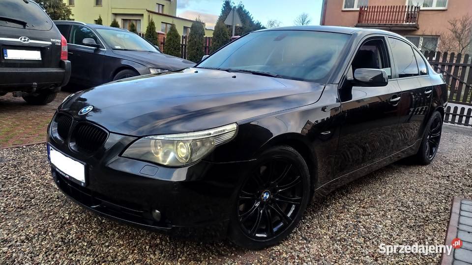 BMW E60 530D Czarny Sedan Automat Alufelgi 18 270000km Toruń