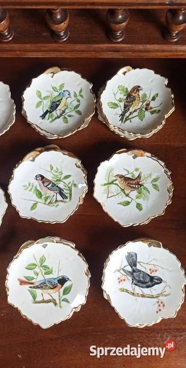 Talerzyk z dziurką Listek z Kwiatkami pomorskie