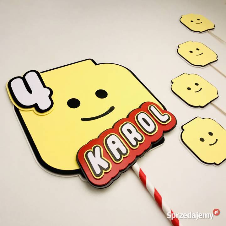 Topper dekoracja na tort lego urodziny małopolskie Nowy Sącz